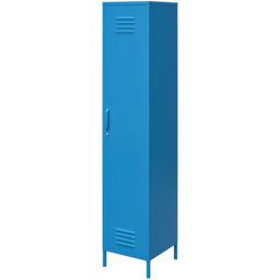 Novogratz Cache Single Door Blue Metal Locker Storage Cabinet - Size: 184 x 38 x 40cm - Wilko - thumbnail 7