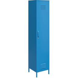 Novogratz Cache Single Door Blue Metal Locker Storage Cabinet - Size: 184 x 38 x 40cm - Wilko - thumbnail 3