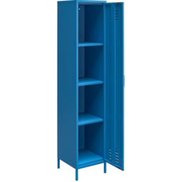 Novogratz Cache Single Door Blue Metal Locker Storage Cabinet - Size: 184 x 38 x 40cm - Wilko - thumbnail 5