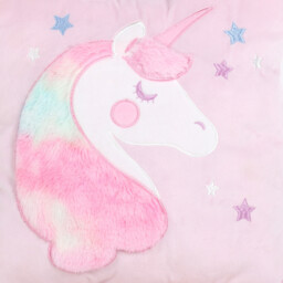 Unicorn Star Cushion - Pink - Wilko - thumbnail 3