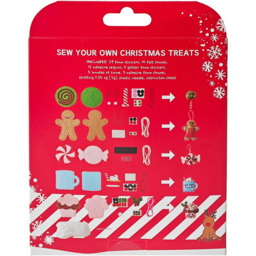 Sew Your Own Christmas Treats Kit - Red - Crafty Club - Wilko - thumbnail 4