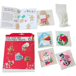Sew Your Own Christmas Treats Kit - Red - Crafty Club - Wilko - thumbnail 3