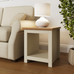 GFW Lancaster Cream Side Table - Size: 45 x 45 x 50cm - Wilko - thumbnail 7