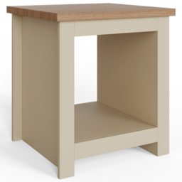 GFW Lancaster Cream Side Table - Size: 45 x 45 x 50cm - Wilko - thumbnail 3