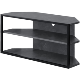 Decortie Echo 2 Shelf Retro Grey Metal Frame Modern TV Unit - Size: 45 x 98 x 37cm - Wilko - thumbnail 3