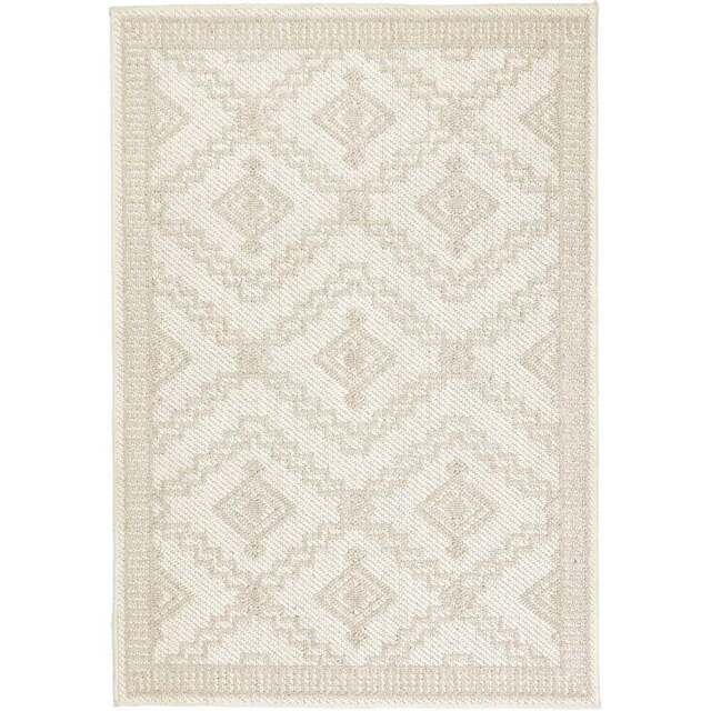 Origins Atlas Diamond Cream Rug 120 x 170cm - Wilko - image 1