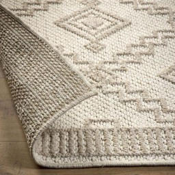 Origins Atlas Diamond Cream Rug 120 x 170cm - Wilko - thumbnail 4