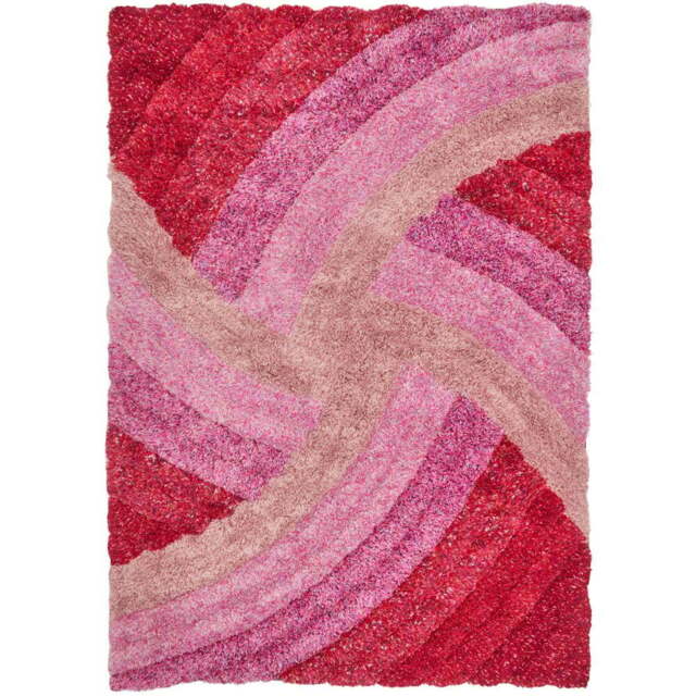 DS Living Stella Pink Ultra Plush Rug 160 x 230cm - Wilko - image 1