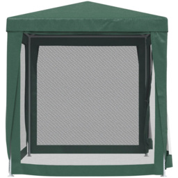 vidaXL 2 x 2m Green Party Tent with 4 Mesh Sidewalls - Wilko - thumbnail 5