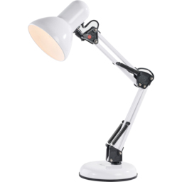 Innoteck White Swing Arm Desk Lamp - Size: 34 x 12.5 x 12.5cm - Wilko - thumbnail 4