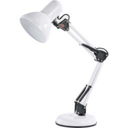 Innoteck White Swing Arm Desk Lamp - Size: 34 x 12.5 x 12.5cm - Wilko - thumbnail 1