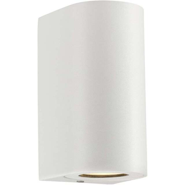 Nordlux Canto Maxi 2 White Wall Light - Size: 17 x 8.7 x 17cm - Wilko - image 1