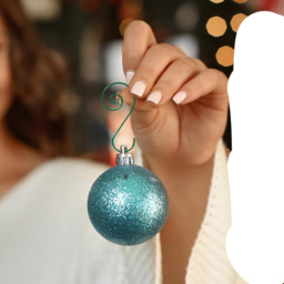 Shatchi Green Swirl Tree Decoration Hooks 40 Pack - Size: 35 x 1.5 x 25cm - Wilko - thumbnail 6