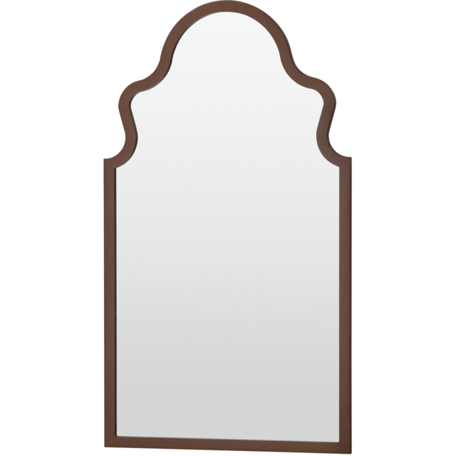 Yearn Bronze Moroccon Mirror 107 x 60cm - Brown - Wilko - image 1