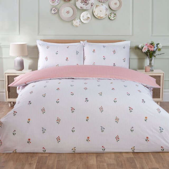 Posie Duvet Set Blush King - Divante - Wilko - image 1
