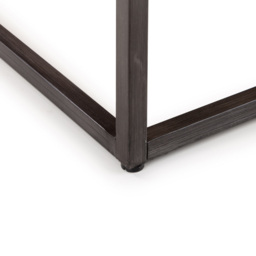 Julian Bowen Brooklyn Dark Oak Square Coffee Table - Size: 90 x 90 x 40cm - Brown - Wilko - thumbnail 6
