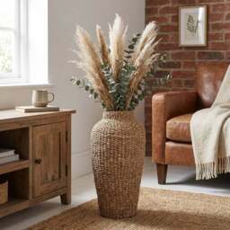 Seagrass Vase 55cm - Natural - Wilko - thumbnail 6