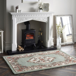 Origins Shensi Green Wool Rug 75 x 150cm - Origins Rugs - Wilko - thumbnail 3
