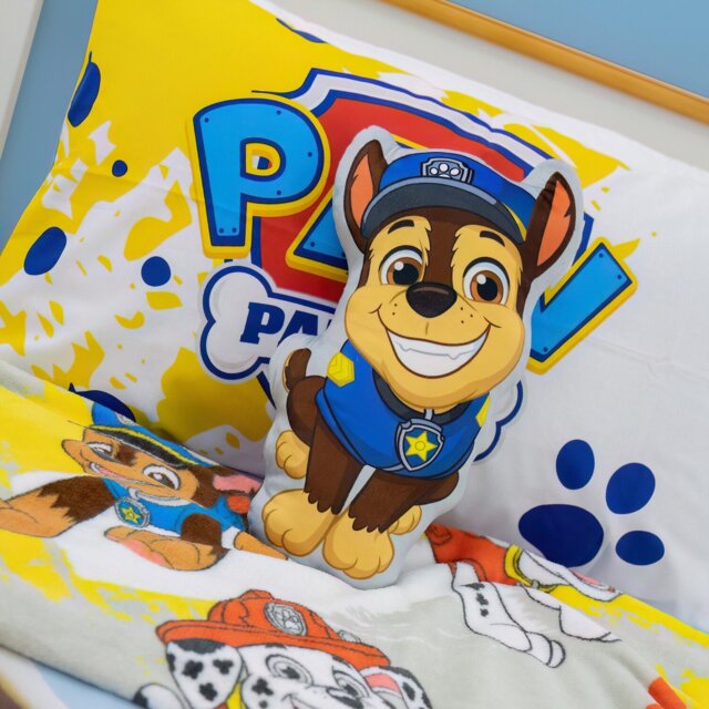 Paw Patrol Shaped Cushion - Multicolour - Wilko - image 1