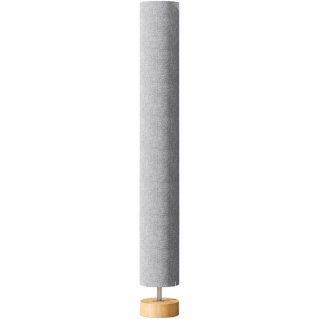 HOMCOM Grey LED Floor Lamp with 3 Colour Temperatures - Size: 20 x 20 x 126cm - Wilko - image 1