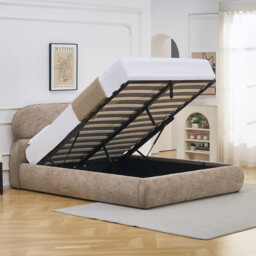 Rhea Ottoman Bed Brown King - Wilko - thumbnail 6