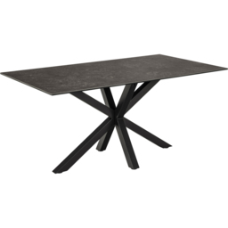 Florence Heaven 6 Seater Ceramic Dining Table Black - Furniture To Go - Wilko - thumbnail 3