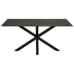 Florence Heaven 6 Seater Ceramic Dining Table Black - Furniture To Go - Wilko - thumbnail 4