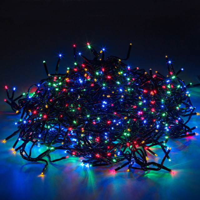 The Christmas Workshop 1000 Multicolour LED String Light - Wilko - image 1