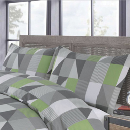Velosso Jazz Single Sage Duvet Set - Green - Wilko - thumbnail 5
