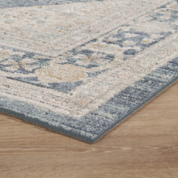 Desire Rugs Maia Navy Orchid Floral Non Slip Rug 120 x 180cm - Blue - Wilko - thumbnail 4