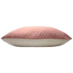 furn. Contra Blush Velvet Cushion - Size: 60 x 40cm - Pink - Wilko - thumbnail 4