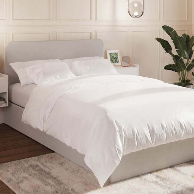 GFW Chiswick Double Soft Grey Ottoman Bed - Wilko - image 1