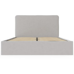 GFW Chiswick Double Soft Grey Ottoman Bed - Wilko - thumbnail 3