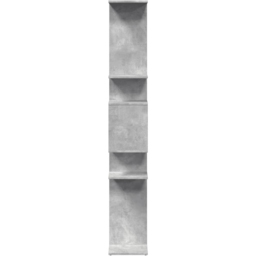 vidaXL 9 Shelf Concrete Grey Bookcase - Size: 188 x 29 x 92cm - Wilko - thumbnail 7