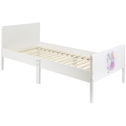 Liberty House Toys Single White Princess and Unicorn Kids Bed - Wilko - thumbnail 4