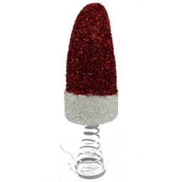 Santa Hat Tree TopperRed and White - Candy Cane Lane - Wilko - thumbnail 4