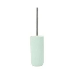Ribbed Wave Toilet Brush Holder Sage Green - Wilko - thumbnail 4