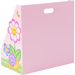 Teamson Kids Fantasy Fields 3 Shelf Magic Garden Toddler Bookshelf - Pink - Wilko - thumbnail 4