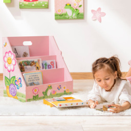 Teamson Kids Fantasy Fields 3 Shelf Magic Garden Toddler Bookshelf - Pink - Wilko - thumbnail 5
