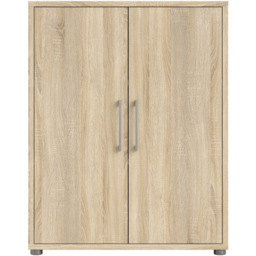 Florence 2 Door 2 Shelf Oak Bookcase - Wood - Furniture to Go - Wilko - thumbnail 4