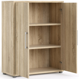 Florence 2 Door 2 Shelf Oak Bookcase - Wood - Furniture to Go - Wilko - thumbnail 6