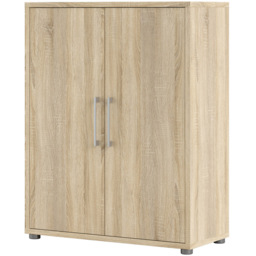 Florence 2 Door 2 Shelf Oak Bookcase - Wood - Furniture to Go - Wilko - thumbnail 5