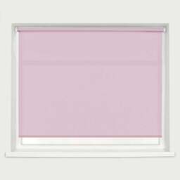 Caecus Straight Edge Roller Blind Lavender 210cm - Purple - Wilko - thumbnail 1