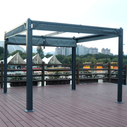 Naples Pergola Canopy Grey 3m - Wilko