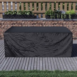 Garden Vida Black Outdoor Patio Furniture Cover 200 x 126 x 76cm - Size: 126 x 200 x 76cm - Wilko - thumbnail 6