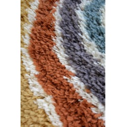 Homemaker Multicolour Snug Rainbow Shaggy Rug 100cm - Size: 100 x 100cm - Wilko - thumbnail 3