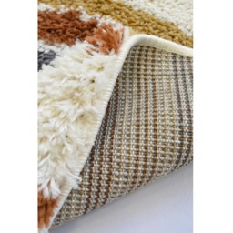 Homemaker Multicolour Snug Rainbow Shaggy Rug 100cm - Size: 100 x 100cm - Wilko - thumbnail 4