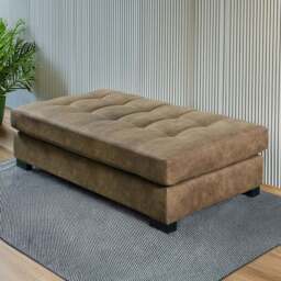 Mayfair Stool Brown - Wilko - thumbnail 1