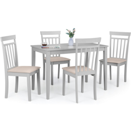 Julian Bowen Taku 4 Seater Grey Dining Table - Wilko - thumbnail 5