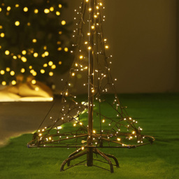 Xmas Haus 200 LED Warm White 1m - Size: 51 x 90 x 51cm - Black - Wilko - thumbnail 3
